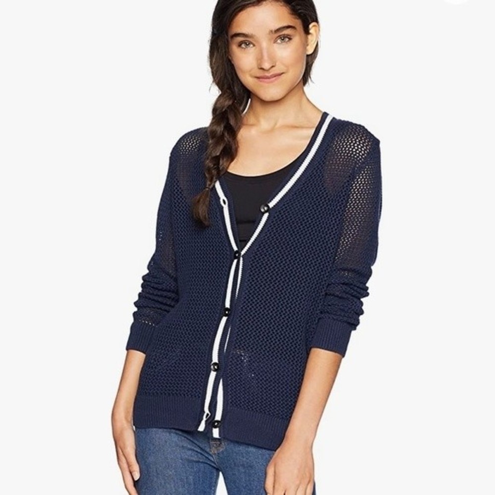 Roxy City Escape Blue Cardigan, Size 6
